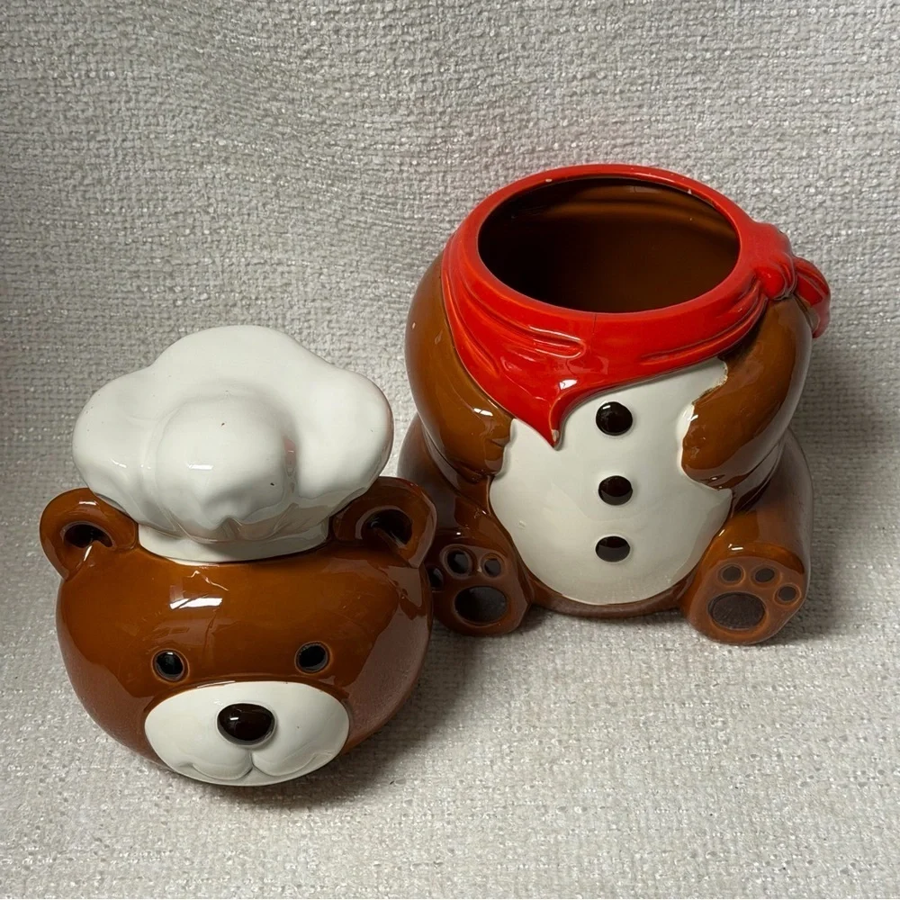Vintage Collectible Bear B&D Japan Cookie Jar